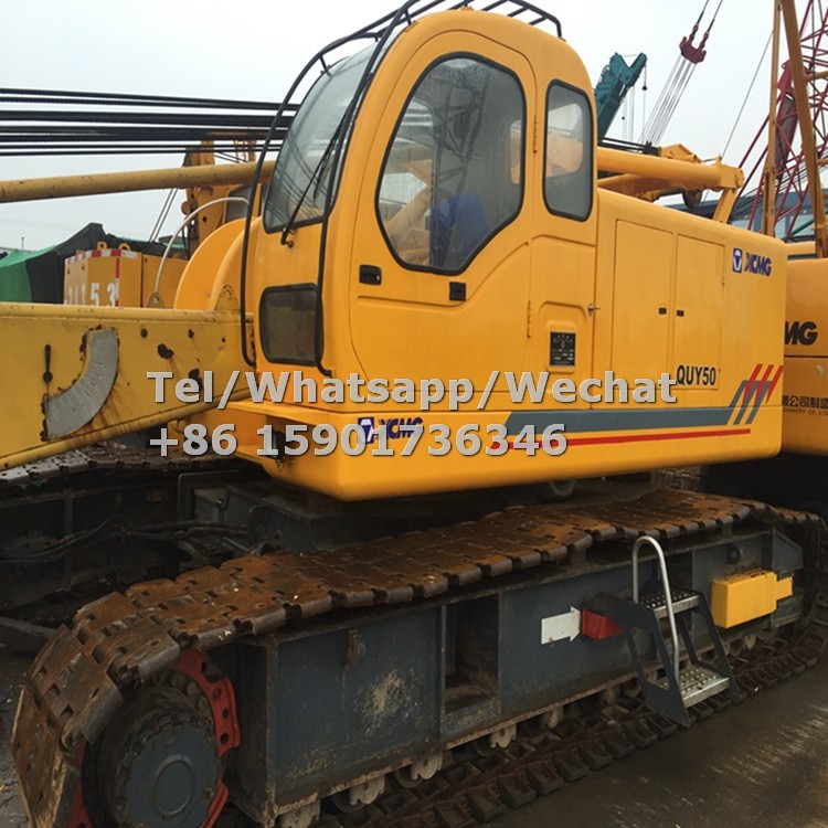 Used Official QUY50 Crawler Crane 50 ton For Sale